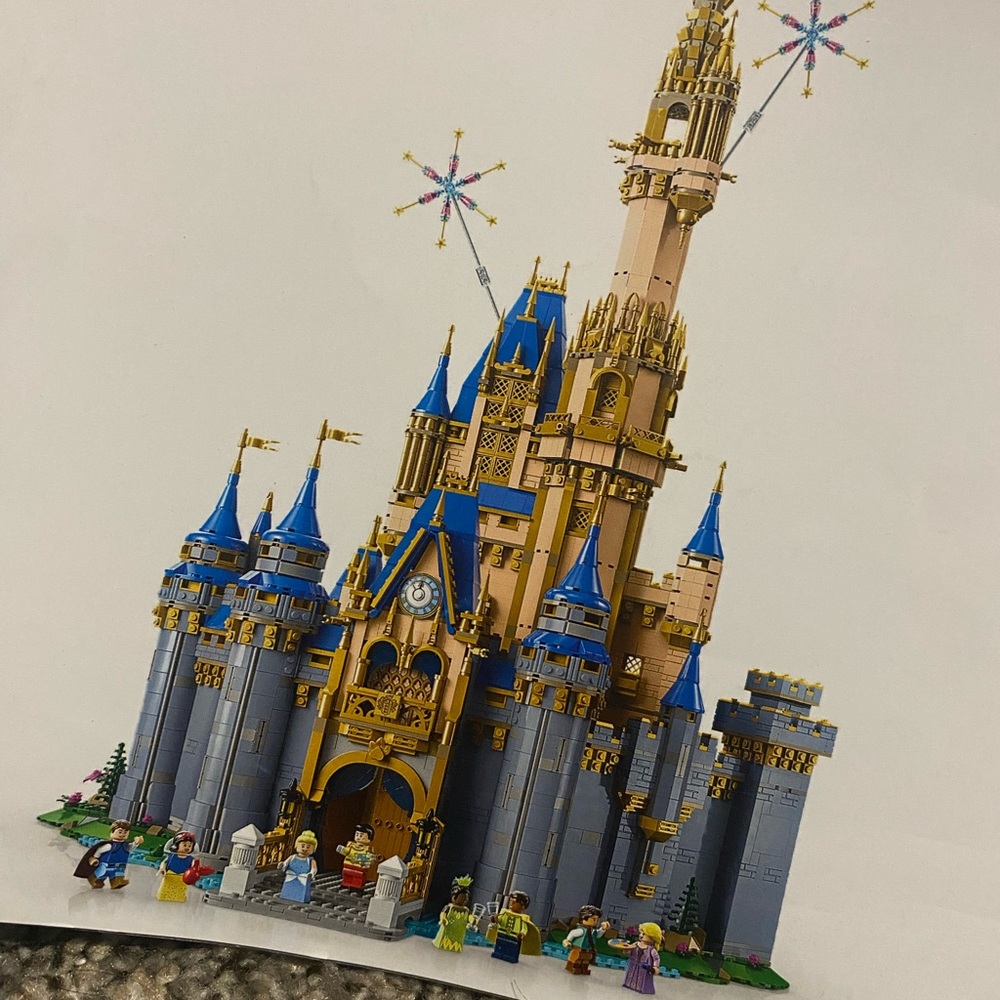 LEGO Disney Castle Building Set with Blue and Gold Accents - Picture 2 of 5